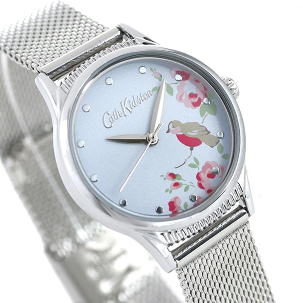 CATH KIDSTON LITTLE BIRD SILVER MESH ALLOY CKL091SM WOMEN'S WATCH - H2 Hub Watches