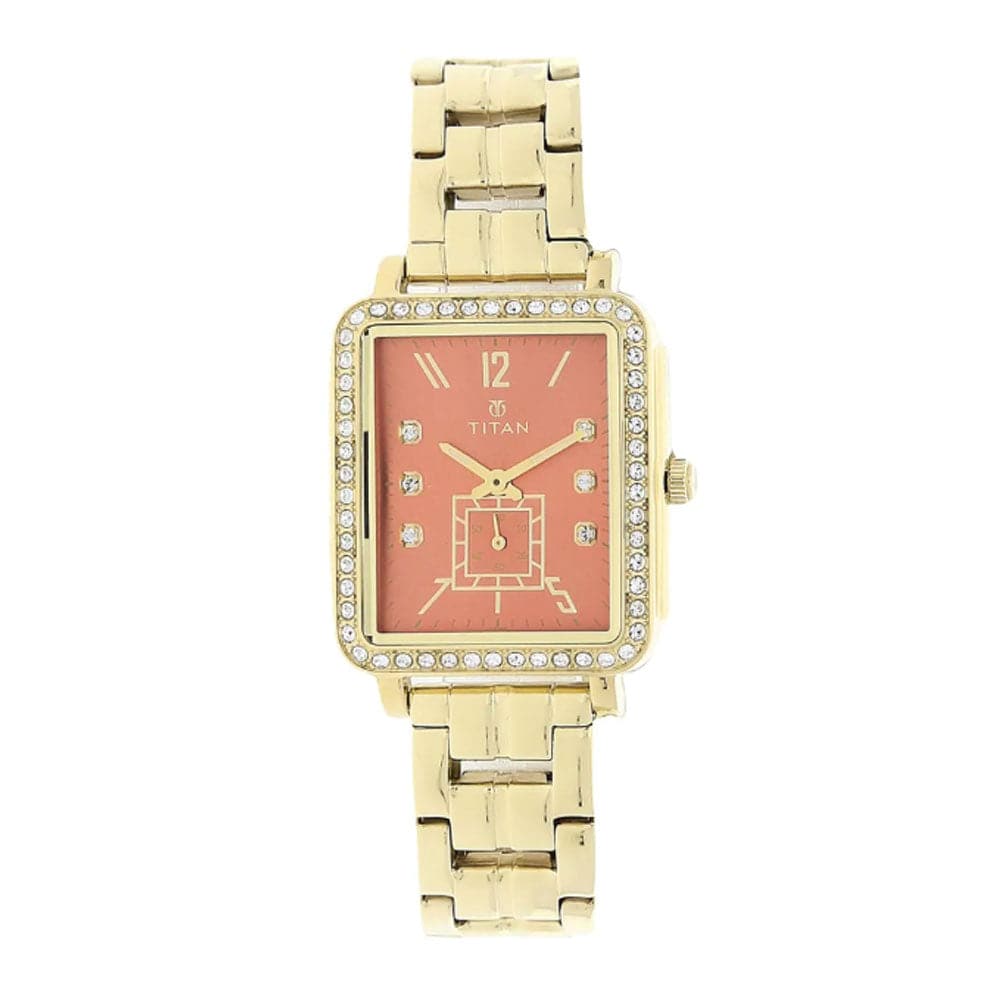 Titan purple women's watches outlet