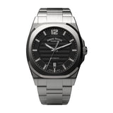 ARMAND NICOLET A660AAA-NR-MA4660AA MEN'S WATCH WITH ADDITIONAL BLACK SILICON STRAP