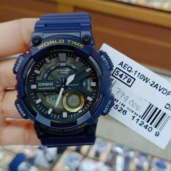 CASIO GENERAL AEQ-110W-2AVDF YOUTH ANALOG-DIGITAL UNISEX'S WATCH - H2 Hub Watches