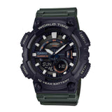 Casio General Green Resin Strap Men Watch AEQ-110W-3AVDF-P