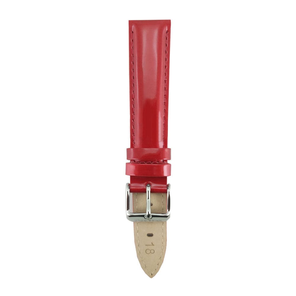 ARIES GOLD RUBY RED GLOSS AG-L0013 LEATHER STRAP - H2 Hub Watches