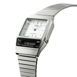 Casio General Digital-Analogue Silver Dial And Resin Strap Unisex Watch AQ-800E-7ADF