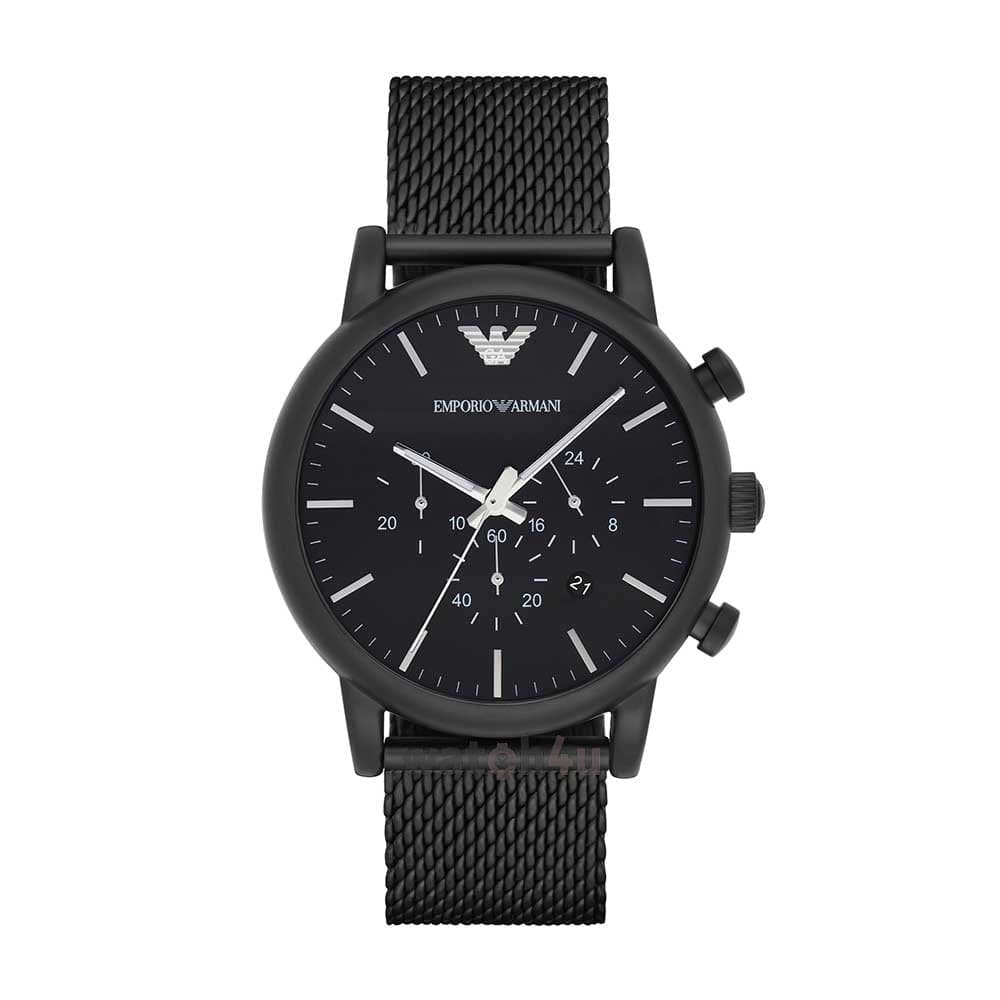 White armani mens watch sale