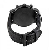 EMPORIO ARMANI CHRONOGRAPH BLACK STAINLESS STEEL AR1970 LEATHER STRAP MEN'S WATCH - H2 Hub Watches