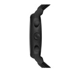 EMPORIO ARMANI CHRONOGRAPH BLACK STAINLESS STEEL AR1970 LEATHER STRAP MEN'S WATCH - H2 Hub Watches