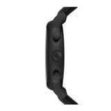 EMPORIO ARMANI CHRONOGRAPH BLACK STAINLESS STEEL AR1970 LEATHER STRAP MEN'S WATCH - H2 Hub Watches