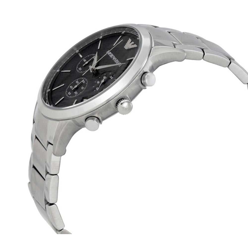 EMPORIO ARMANI CHRONOGRAPH SILVER STAINLESS STEEL AR2486 MEN'S WATCH - H2 Hub Watches