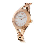 EMPORIO ARMANI ANALOG QUARTZ ROSE GOLD STAINLESS STEEL AR7354 WOMEN'S WATCH - H2 Hub Watches