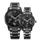 ARIES GOLD URBAN ETERNAL G 103 & B 103 BK-BK COUPLE'S WATCHES - H2 Hub Watches