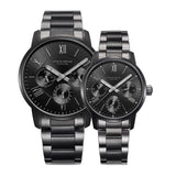 ARIES GOLD URBAN ETERNAL G 103 & B 103 BK-BK COUPLE'S WATCHES - H2 Hub Watches