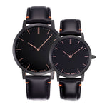 ARIES GOLD URBAN TANGO G 1007 & L 1008 BK-BK COUPLE'S WATCHES - H2 Hub Watches