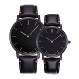 ARIES GOLD URBAN TANGO G 1007 & L 1008 BK-BK COUPLE'S WATCHES - H2 Hub Watches