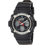 CASIO G-SHOCK AW-590-1ADR DIGITAL QUARTZ BLACK RESIN MEN'S WATCH - H2 Hub Watches