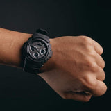CASIO G-SHOCK AW-591BB-1ADR-P DIGITAL QUARTZ BLACK RESIN MEN'S WATCH