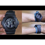 CASIO G-SHOCK AW-591BB-1ADR DIGITAL QUARTZ BLACK RESIN MEN'S WATCH - H2 Hub Watches