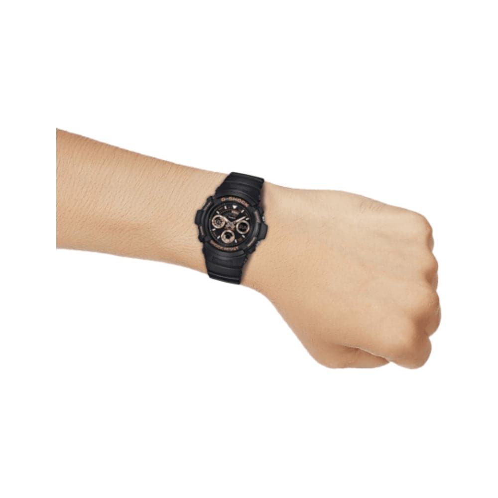 CASIO G-SHOCK AW-591GBX-1A4DR DIGITAL QUARTZ BLACK RESIN MEN'S WATCH - H2 Hub Watches