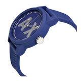 ARMANI EXCHANGE ANALOG QUARTZ BLUE SILICONE AX1454 MEN'S WATCH - H2 Hub Watches