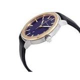 ARMANI EXCHANGE ANALOG QUARTZ TWO TONE STAINLESS STEEL AX1463 BLACK LEATHER STRAP MEN'S WATCH
