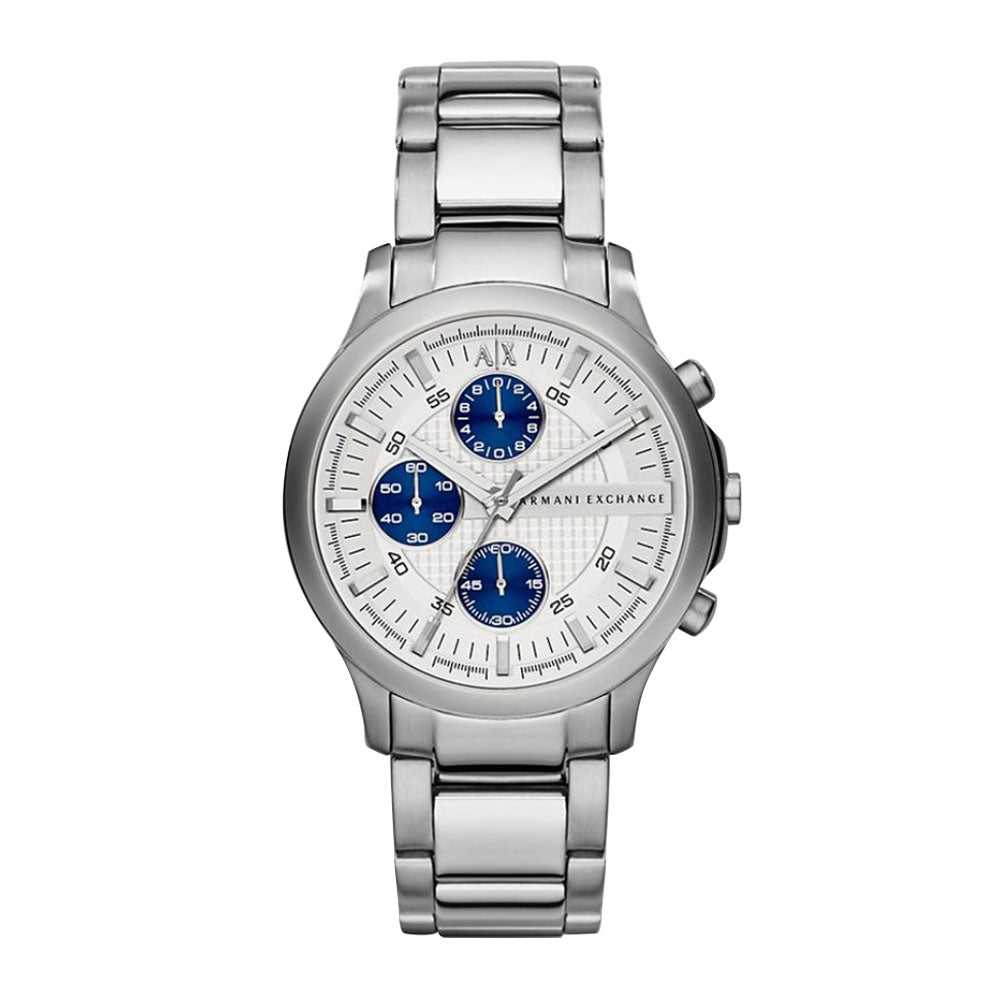 ARMANI EXCHANGE CHRONOGRAPH SILVER STAINLESS STEEL AX2139 MEN'S WATCH - H2 Hub Watches