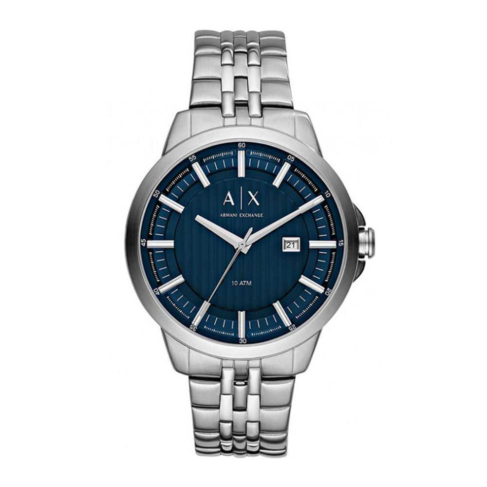 ARMANI EXCHANGE ANALOG QUARTZ SILVER STAINLESS STEEL AX2261 MEN'S WATCH - H2 Hub Watches