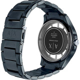 ARMANI EXCHANGE ANALOG QUARTZ BLUE STAINLESS STEEL AX2401 MEN'S WATCH