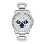 ARMANI EXCHANGE CHRONOGRAPH SILVER STAINLESS STEEL AX2500 MEN'S WATCH - H2 Hub Watches