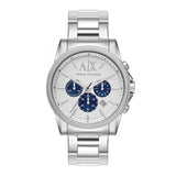 ARMANI EXCHANGE CHRONOGRAPH SILVER STAINLESS STEEL AX2500 MEN'S WATCH - H2 Hub Watches