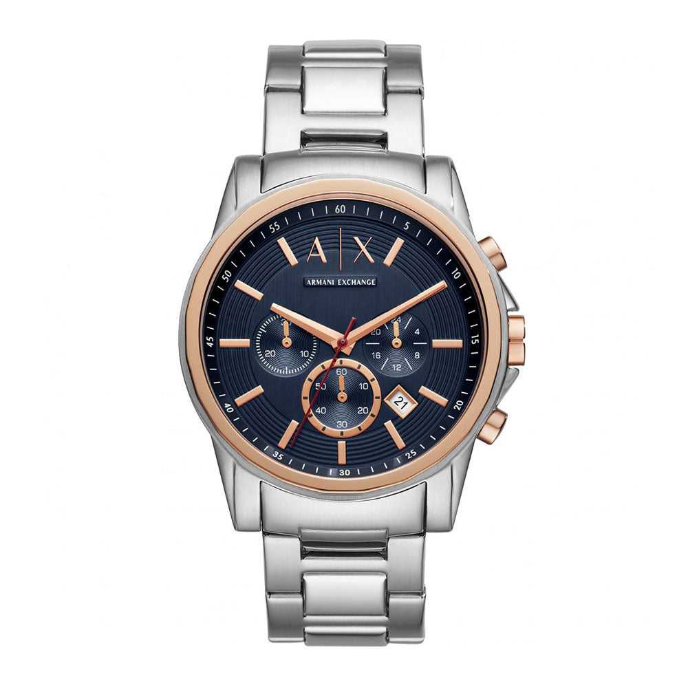 ARMANI EXCHANGE CHRONOGRAPH TWO TONE STAINLESS STEEL AX2516 MEN'S WATCH - H2 Hub Watches