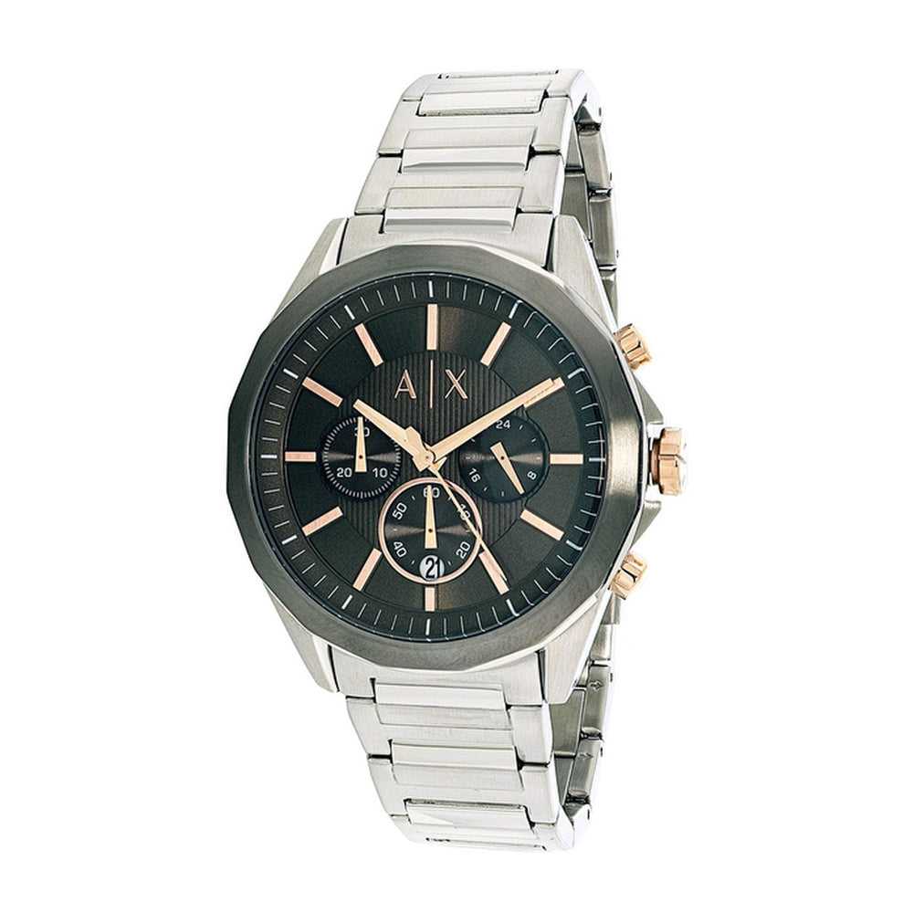 ARMANI EXCHANGE CHRONOGRAPH SILVER STAINLESS STEEL AX2606 MEN'S WATCH - H2 Hub Watches