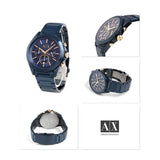 ARMANI EXCHANGE CHRONOGRAPH BLUE STAINLESS STEEL AX2607 MEN'S WATCH - H2 Hub Watches