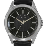 ARMANI EXCHANGE BLACK DIAL LEATHER MEN'S WATCH AX2621