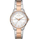 ARMANI EXCHANGE HAMPTON AX5258 TWO-TONE STAINLESS STEEL WOMEN'S WATCH