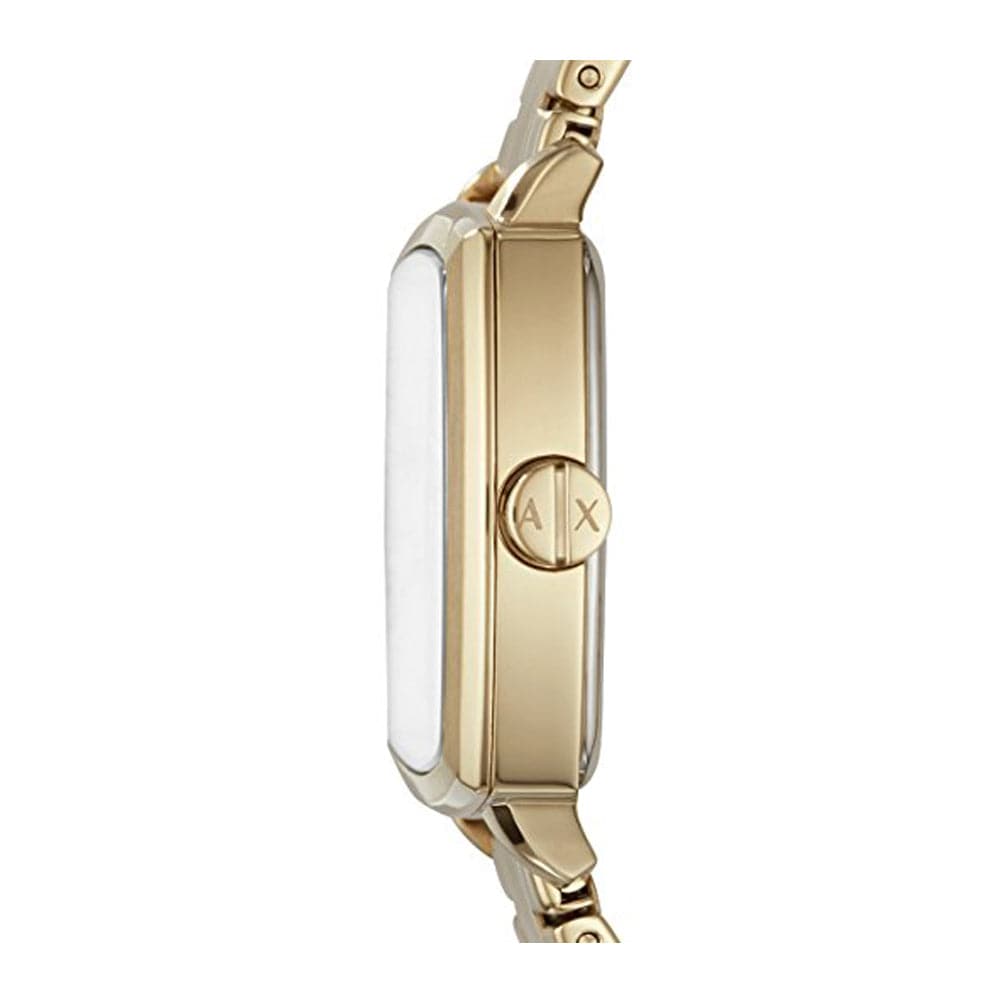 ARMANI EXCHANGE ANALOG QUARTZ GOLD STAINLESS STEEL AX5452 WOMEN'S WATCH - H2 Hub Watches