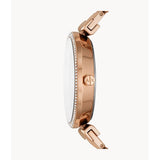 ARMANI EXCHANGE AX5912 THREE-HAND ROSE GOLD-TONE STAINLESS STEEL WOMEN WATCH