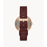 ARMANI EXCHANGE AX5913 THREE-HAND RED LEATHER WOMEN WATCH