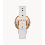 ARMANI EXCHANGE AX5914 THREE-HAND WHITE LEATHER WOMEN WATCH