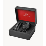 ARMANI EXCHANGE AX7101 WATCH AND BRACELET MEN'S GIFT SET