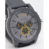 ARMANI EXCHANGE AX7123 GRAY SILICONE MEN'S WATCH