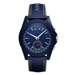 ARMANI EXCHANGE DREXLER DIGITAL BLUE SILICONE AXT1002 HYBRID WATCH - H2 Hub Watches