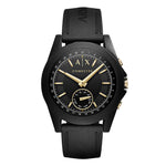 ARMANI EXCHANGE DREXLER DIGITAL BLACK SILICONE AXT1004 HYBRID WATCH - H2 Hub Watches