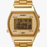 CASIO B640WGG-9DF-P VINTAGE SERIES DIGITAL GOLD DIAL UNISEX WATCH