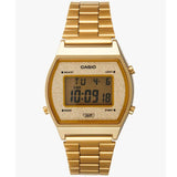 CASIO B640WGG-9DF VINTAGE SERIES DIGITAL GOLD DIAL UNISEX WATCH