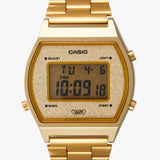 CASIO B640WGG-9DF VINTAGE SERIES DIGITAL GOLD DIAL UNISEX WATCH