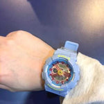 CASIO BABY-G BA-110CA-2ADR DIGITAL QUARTZ BLUE RESIN WOMEN'S WATCH - H2 Hub Watches