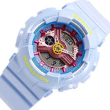 CASIO BABY-G BA-110CA-2ADR DIGITAL QUARTZ BLUE RESIN WOMEN'S WATCH - H2 Hub Watches
