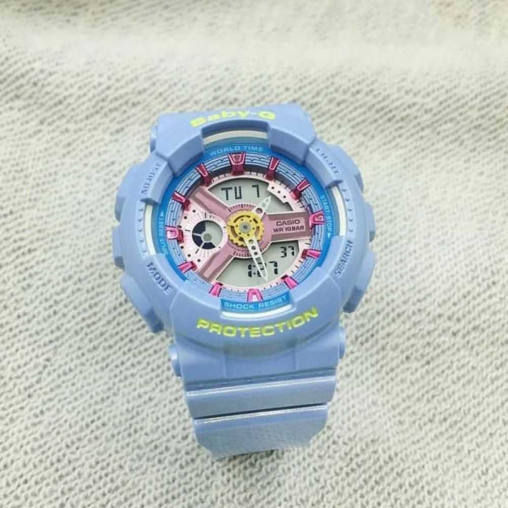 CASIO BABY-G BA-110CA-2ADR DIGITAL QUARTZ BLUE RESIN WOMEN'S WATCH - H2 Hub Watches