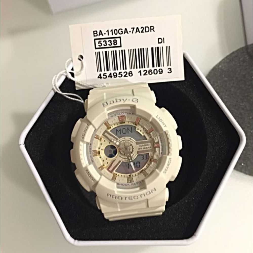 CASIO BABY-G DIGITAL QUARTZ ECRU RESIN BA-110GA-7A2DR WOMEN'S WATCH - H2 Hub Watches