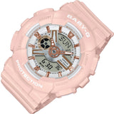 Casio Baby-G Rose Gold Dial And Pink Strap Women Watch BA-110XRG-4ADR