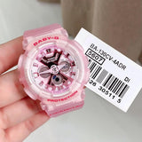 CASIO BABY-G BA-130CV-4ADR PINK RESIN STRAP WOMEN'S WATCH